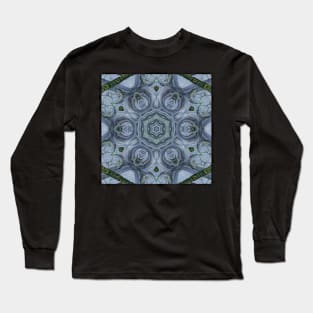 Abstract Sci-fi bio-tech Kaleidoscope pattern (Seamless) 5 Long Sleeve T-Shirt